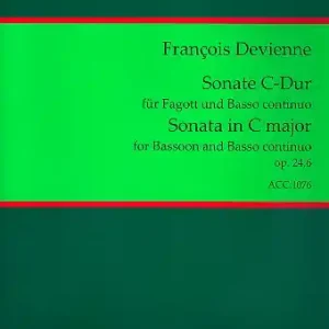 Sonate C-Dur op.24,6 für Fagott und Bc Saisonangebot