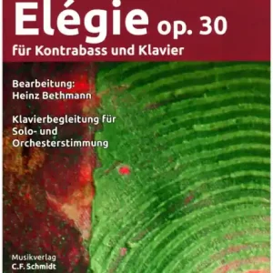 Elégie op.30 für Kontrabass und Klavier Neu Im Sortiment