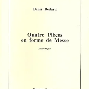 4 Pièces en forme de Messe pour orgue Jetzt Kaufen