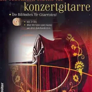 Die schönsten Stücke (+2 CD's) für Konzertgitarre Kostenfreie Lieferung
