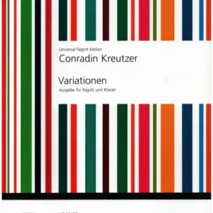 Abverkauf Variationen für Fagott und Orchester für Fagott und Klavier