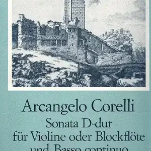 Sonate D-Dur op.post für Violine (Blockflöte) und Bc Top-Preis