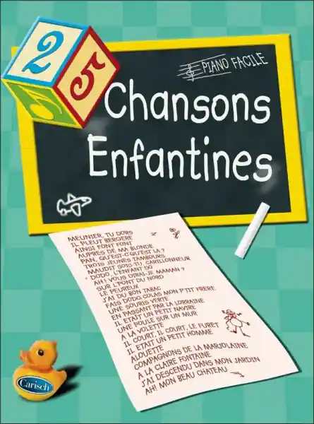 Bestseller 25 chansons enfantines pour voix et piano (fr)