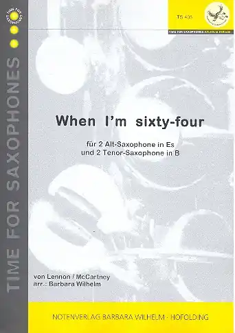 Rabatt When I'm sixty-four für 4 Saxophone (AATT)