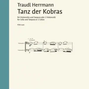 Sonderaktion Tanz der Kobras für Violoncello und Tanpura (oder 2 Violoncelli)