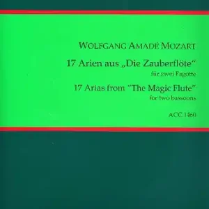 17 Arien aus "Die Zauberflöte" für 2 Fagotte Abverkauf