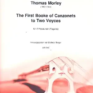 The first Booke of Canzonets to 2 Voyces für 2 Posaunen (Fagotte) Begrenztes Angebot