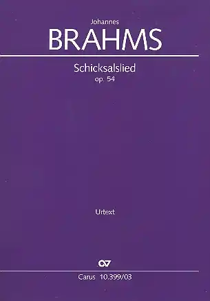 Schicksalslied op.54 für gem Chor und Orchester Neue Kollektion