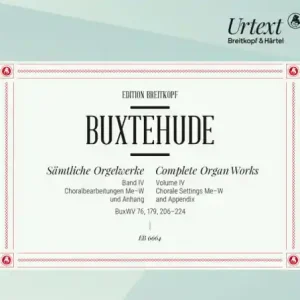 Sonderaktion Sämtliche Orgelwerke Band 4 Choralbearbeitungen Me - W