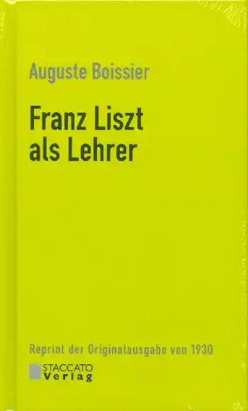 Jetzt Kaufen Franz Liszt als Lehrer