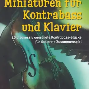 Meistverkauft Miniaturen für Kontrabass und Klavier