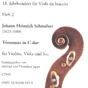 Sonate C-Dur für Violine, Viola und Bc Kostenfreie Lieferung