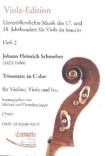 Sonate C-Dur für Violine, Viola und Bc Kostenfreie Lieferung