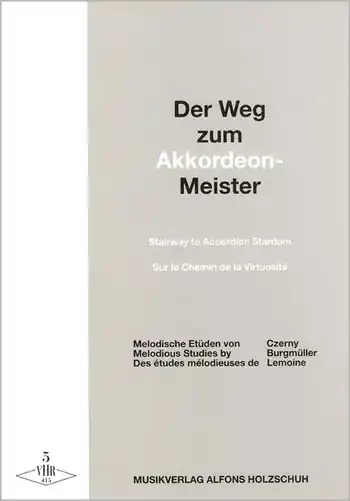 Sale Der Weg zum Akkordeon-Meister Band 5 Melodische Etüden von