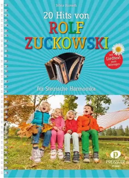 20 Hits von Rolf Zuckowski für steirische Harmonika in Griffschrift (mit Texten) Super-Preis