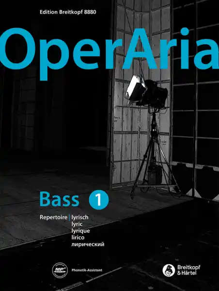 OperAria Bass Band 1 - Repertoire lyrischer Bass (+Online Audio) für Bass und Klavier Sichere Zahlung
