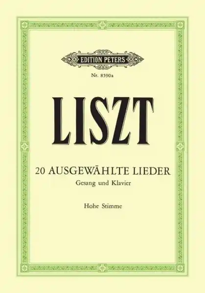 Gratis Versand 20 ausgewählte Lieder für hohe Singstimme und Klavier (dt/en/fr)