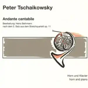 Andante cantabile aus op.11 für Horn und Klavier Kostenloser Rückversand