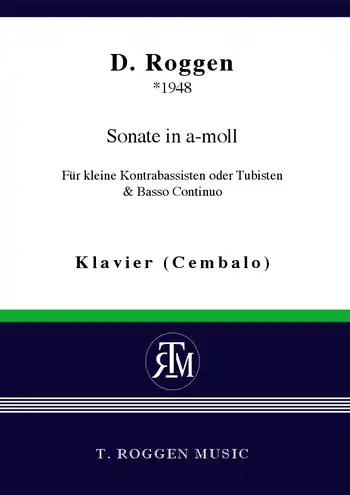 Neue Kollektion Sonate a-Moll für kleine Kontrabassisten für Kontrabass (Tuba) und Bc