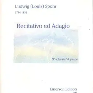 Recitativ und Adagio für Klarinette und Klavier Meistverkauft