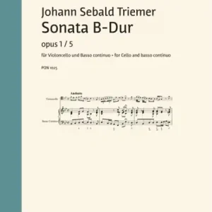 Bestpreis Sonate B-Dur op.1,5 für Violoncello und Bc
