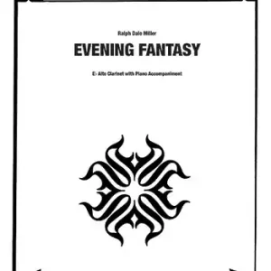 Evening Fantasy for alto clarinet and piano Versand Am Gleichen Tag