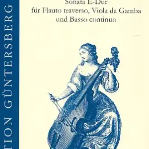 Günstig Sonate E-Dur für Traversflöte, Viola da gamba und Bc