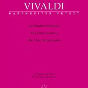 Aktuell Die vier Jahreszeiten für Violine und Streicher für Violine und Klavier