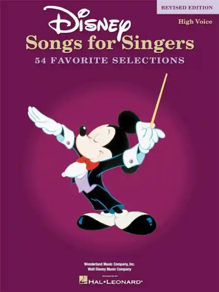 Disney songs for Singers: 45 classics for high voice and piano with chords Kostenfreie Lieferung