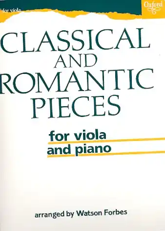 Classical and romantic Pieces for viola and piano Wochenendangebot