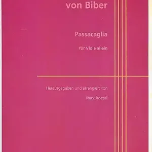 Passacaglia für Viola Kostenloser Versand