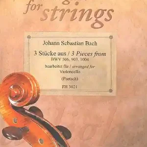 3 Stücke aus BWV505, 903, 1004 für Violoncello Super-Preis