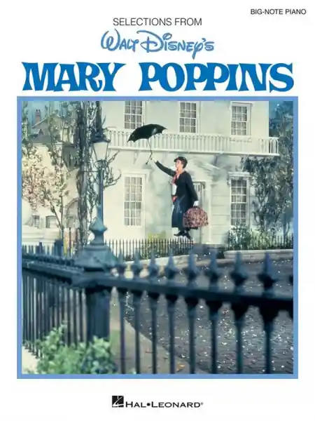 Mary Poppins - Vocal Selections: for big note piano (with text) Gratis Versand