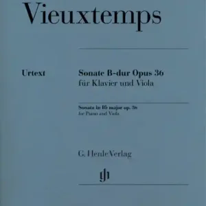 Sonate B-Dur op.36 für Viola und Klavier Kostenfreie Lieferung