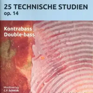 25 technische Studien op.14 für Kontrabass Sonderangebot