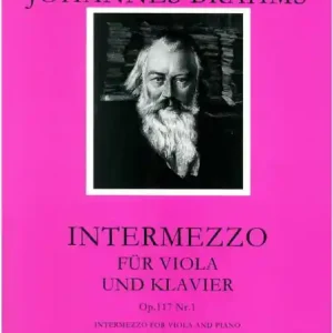 Neue Ware Intermezzo op.117,1 für Viola und Klavier