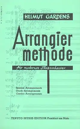 Angebot Arrangiermethode für modernes Tanzorchester