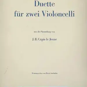 Duette aus der Sammlung von J.B. Cupis le Jeune für 2 Violoncelli Bestpreis