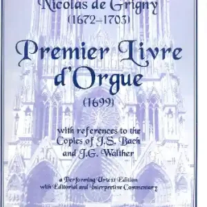 Premier Livre d'orgue for organ Finale Aktion