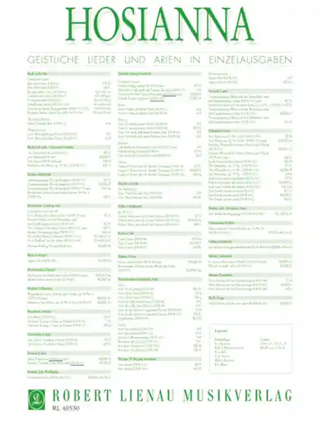 Top-Preis Panis angelicus und Tochter Zion für mittlere Stimme und Klavier