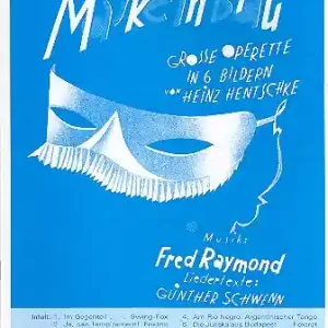 Maske in Blau Album für Gesang und Klavier Meistverkauft