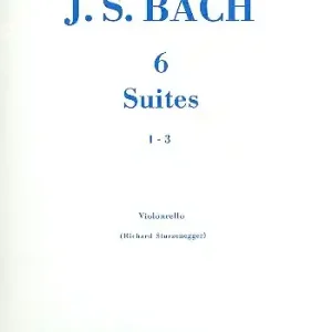 6 Suiten Band 1 (Nr.1-3) BWV1007-1009 für Violoncello solo Preisreduziert
