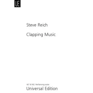 Clapping Music for 2 performers Begrenztes Angebot