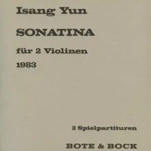 Sonatina für 2 Violinen Kostenloser Rückversand