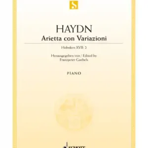 Arietta con Variazioni Hob.XVII:2 für Klavier Markenware