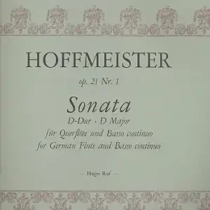 Direktkauf Sonata D-Dur op.21 Nr.1 für Querflöte und Basso continuo