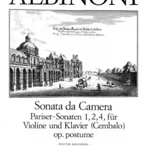 Sale Pariser Sonaten Nr.1, 2 und 4 op.postume für Violine und Klavier (Cembalo)