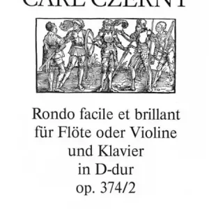 Rondo facile et brillant op.374,2 für Flöte (Violine) und Klavier Super-Preis