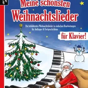 Highlight Meine schönsten Weihnachtslieder (+Online Audio) für Klavier (mit Texten)