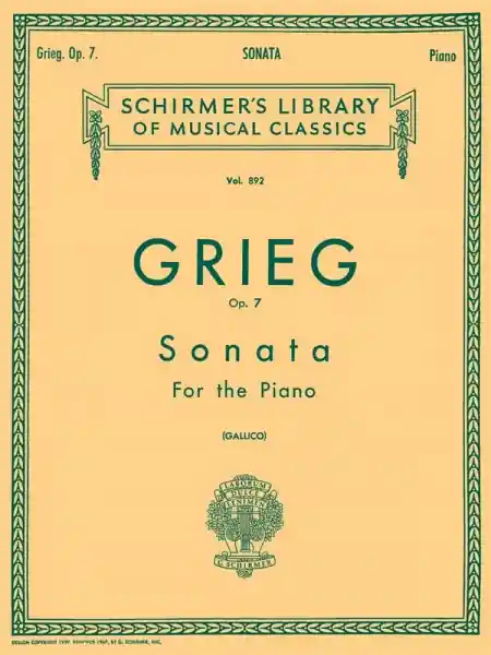 Saisonangebot Sonata in E Minor op.7 for piano